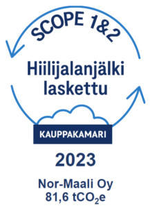 Nor-Maalin hiilijalanjälki on laskettu